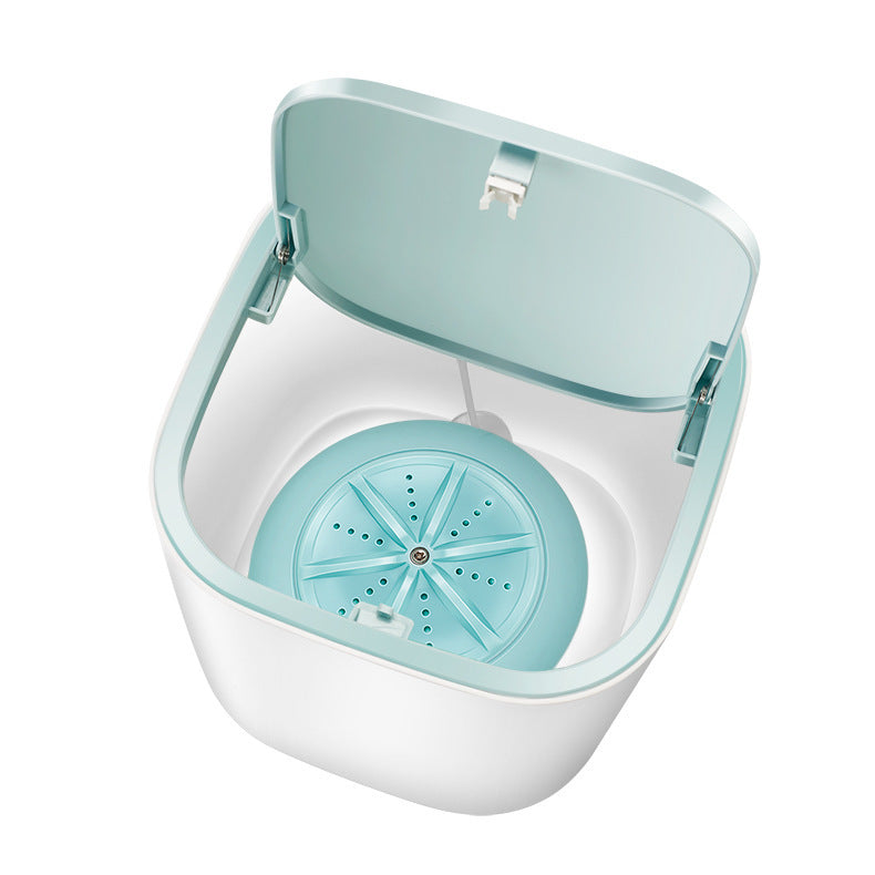 Household Small Laundry Bucket Mini Turbo Table Washing Machine Student Dormitory Underwear Socks Washer / Mini Lavadora