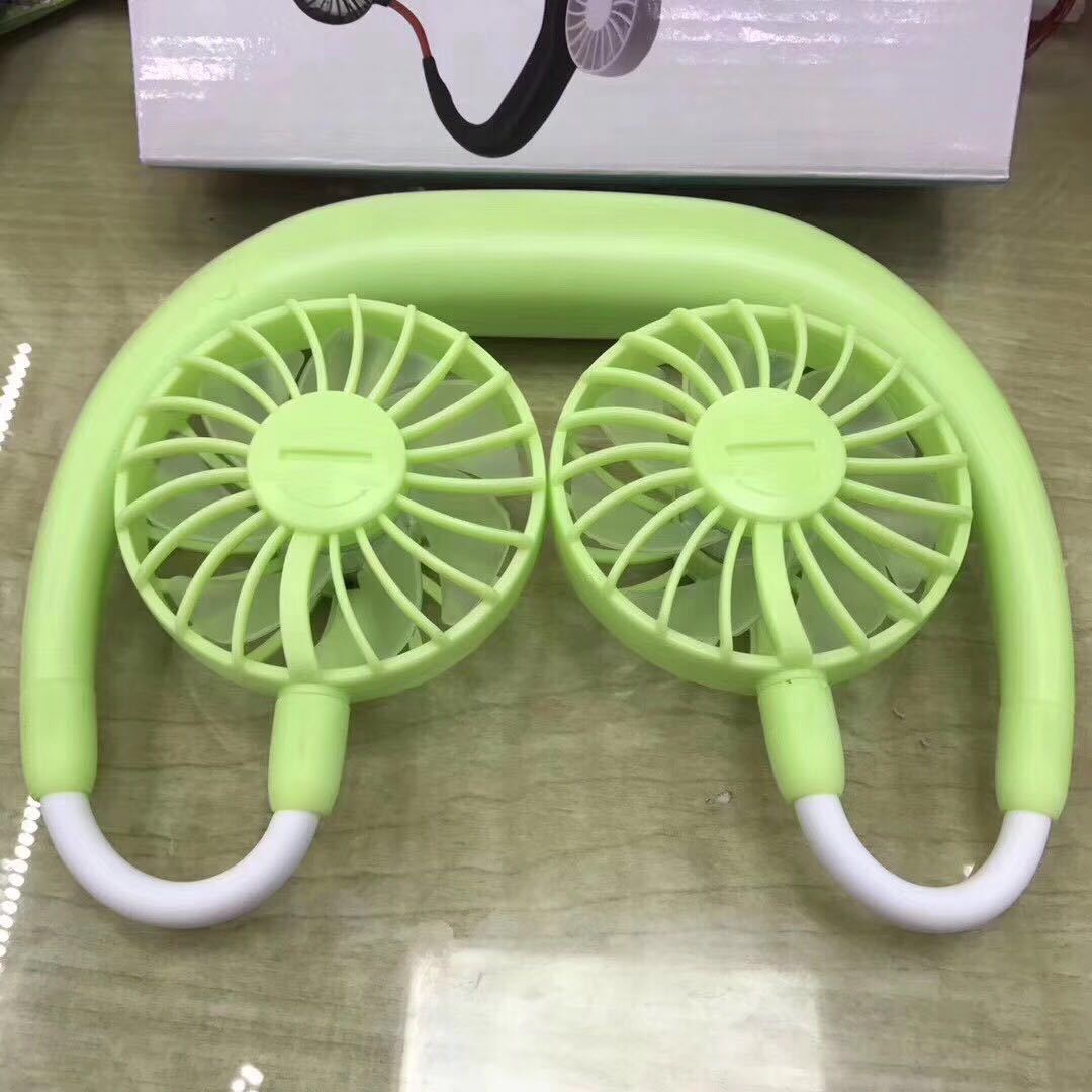 Charging portable lazy fan student desktop fan hanging neck fan / Ventilador Portatil