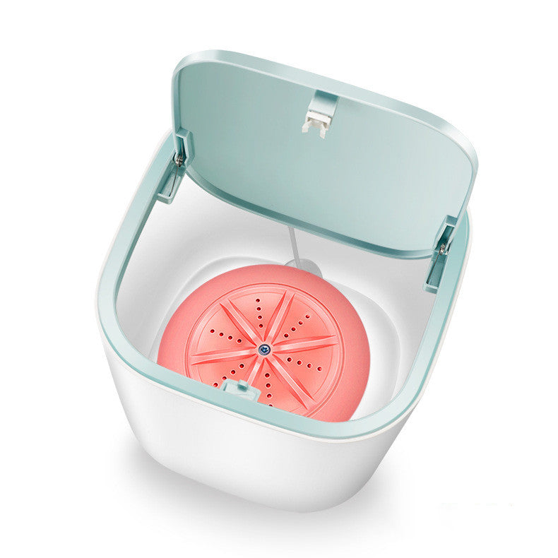 Household Small Laundry Bucket Mini Turbo Table Washing Machine Student Dormitory Underwear Socks Washer / Mini Lavadora