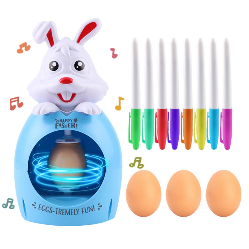Easter Egg Decoration Coloring Kit Egg Painter Boys Girls Kids Diy Coloring Painting Gift Multicolor With Sound And Light