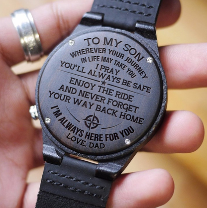 Personaliza tu regalo para esa persona especial / Custom Wooden Watch