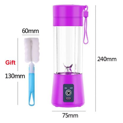 Tragbarer 搅拌机 迷你搅拌机 Elektrische Entsafter Maschine Frischer Fruchtsaft 搅拌机 冰沙机 搅拌机杯 Flasche Eine Reiseküche 